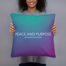 Load image into Gallery viewer, Peace &amp; Purpose Throw Pillow
