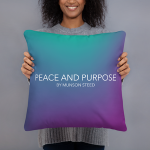 Peace & Purpose Throw Pillow